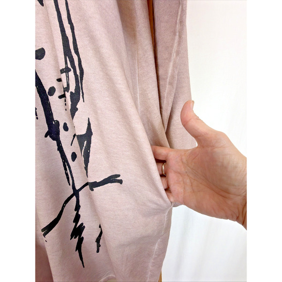 NWT Pure Venice by Eternelle Pocket Screen Print Long Tunic Dress #1410 Size L - Picture 4 of 6